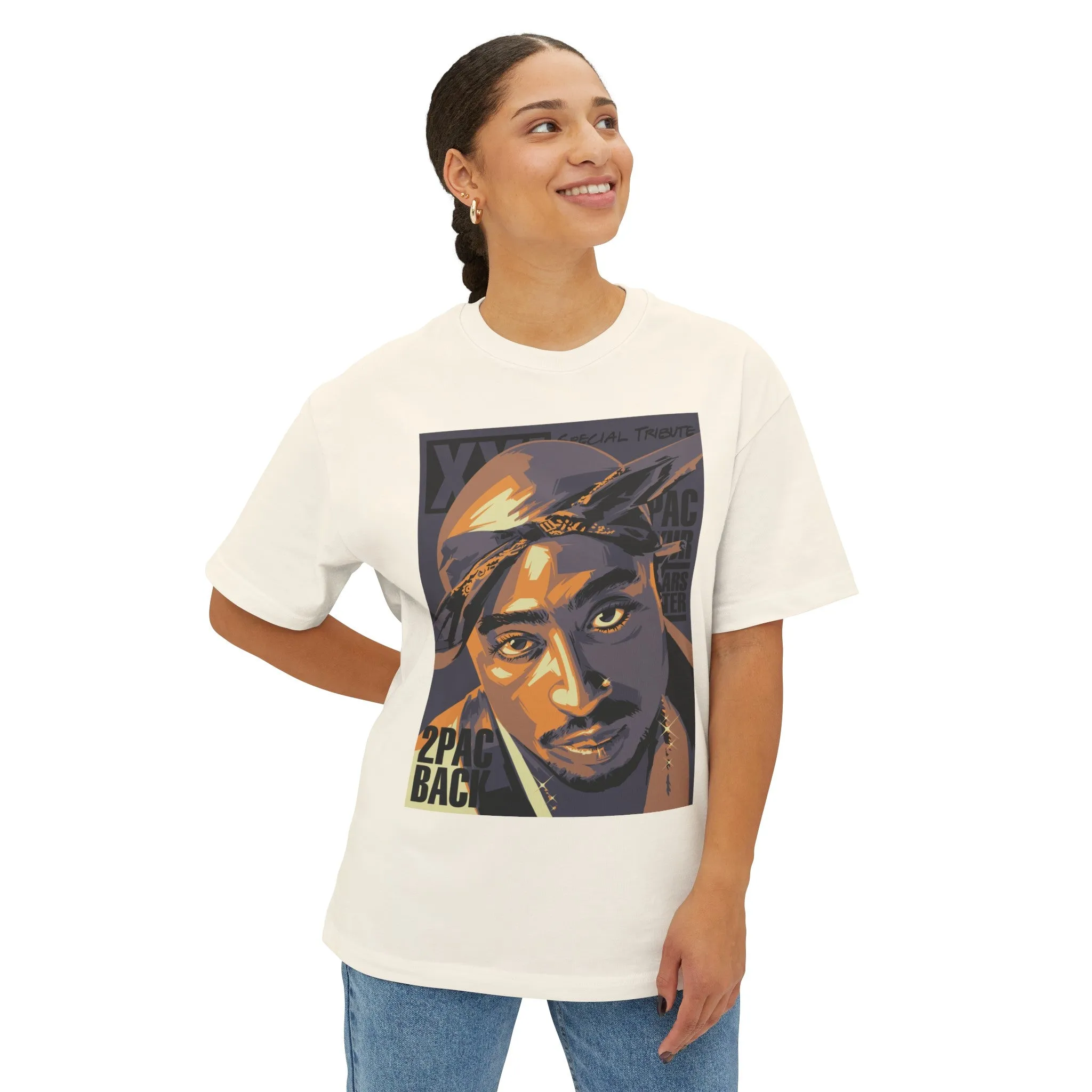 2Pac Back Oversized Tee