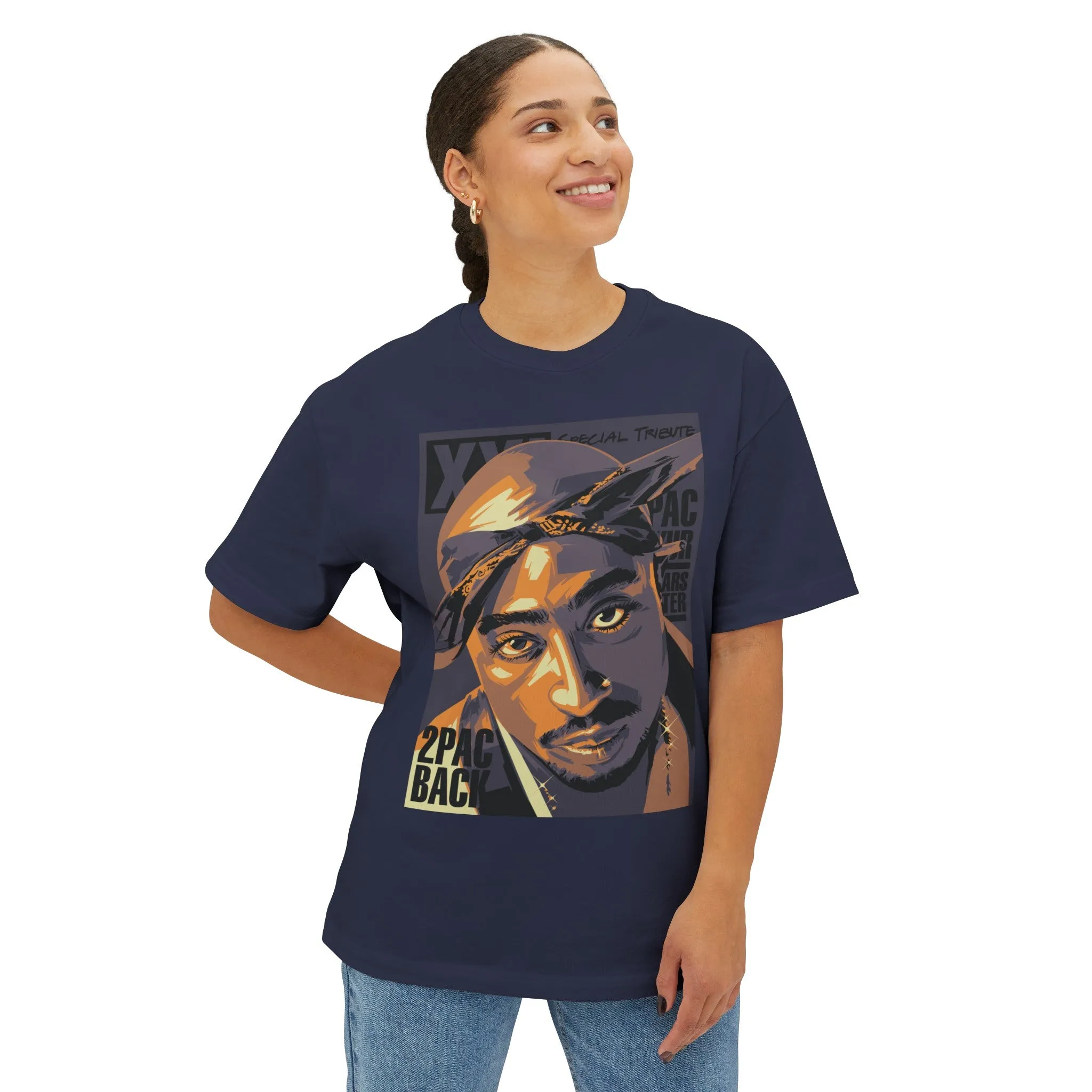 2Pac Back Oversized Tee