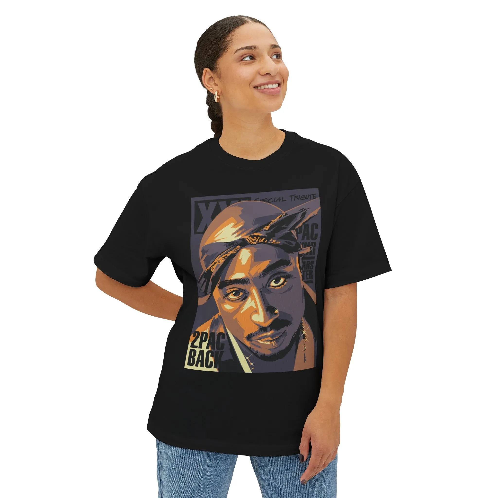2Pac Back Oversized Tee