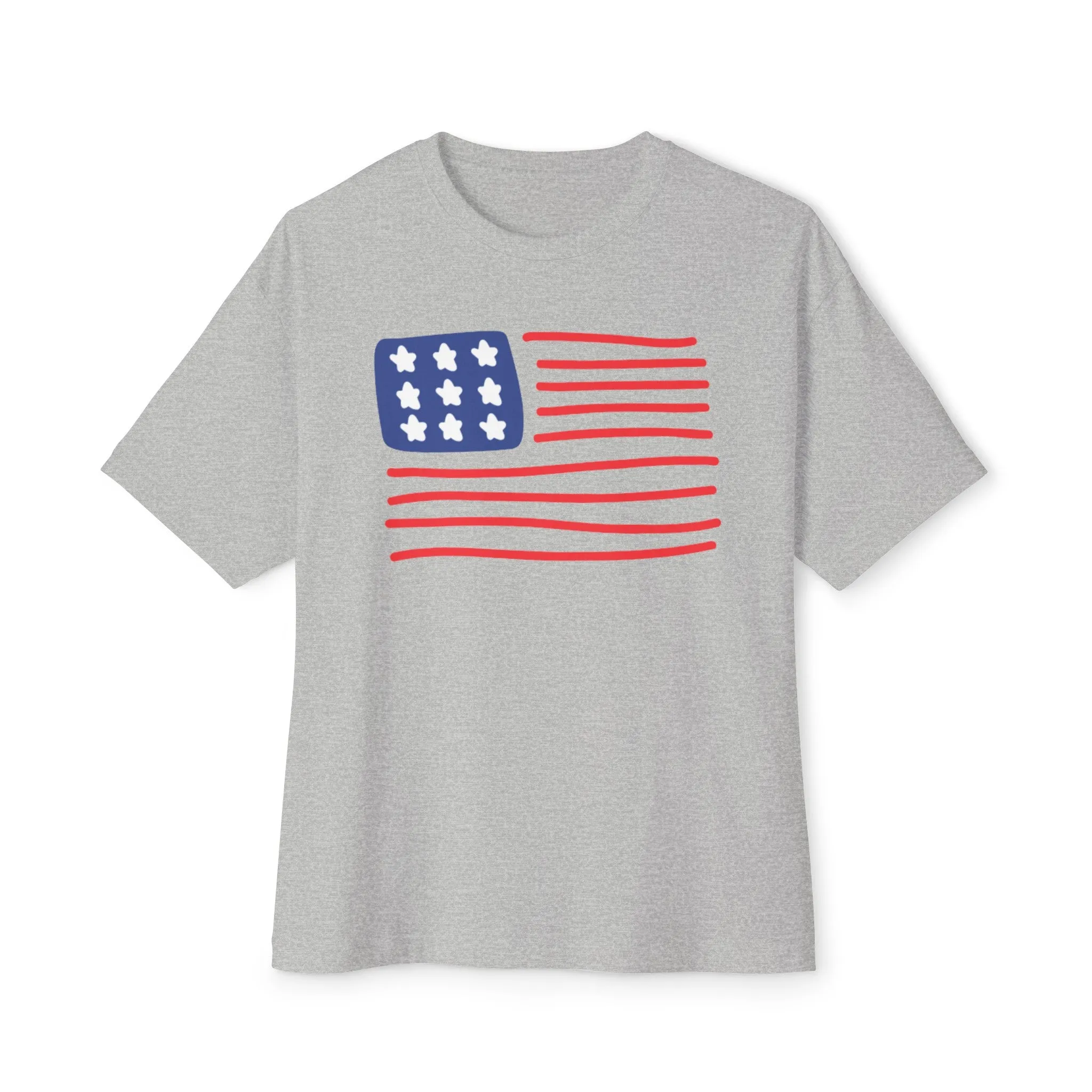 4th of July Flag Relaxed Fit T-Shirt