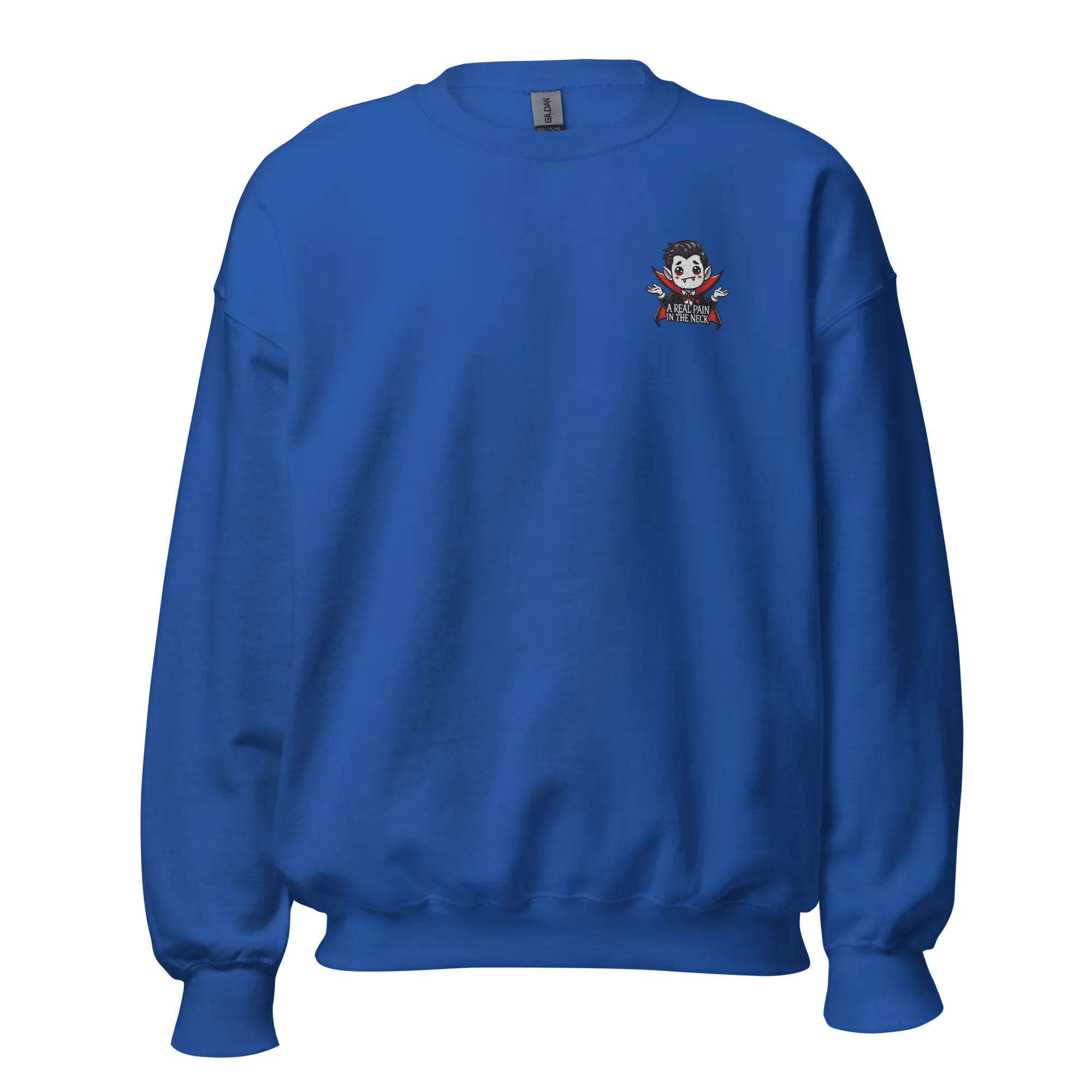 A Real Pain In The Neck - Halloween Sweatshirt - Vampire Halloween Sweatshirt