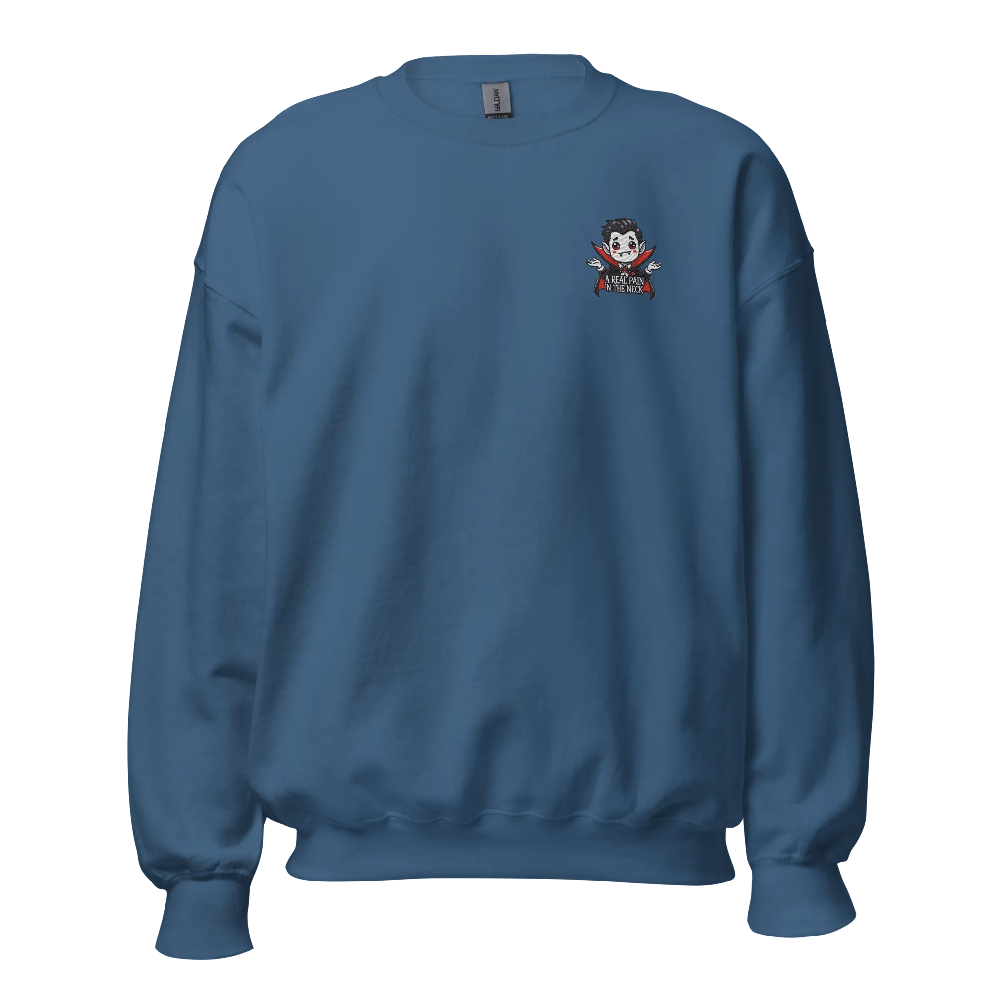 A Real Pain In The Neck - Halloween Sweatshirt - Vampire Halloween Sweatshirt