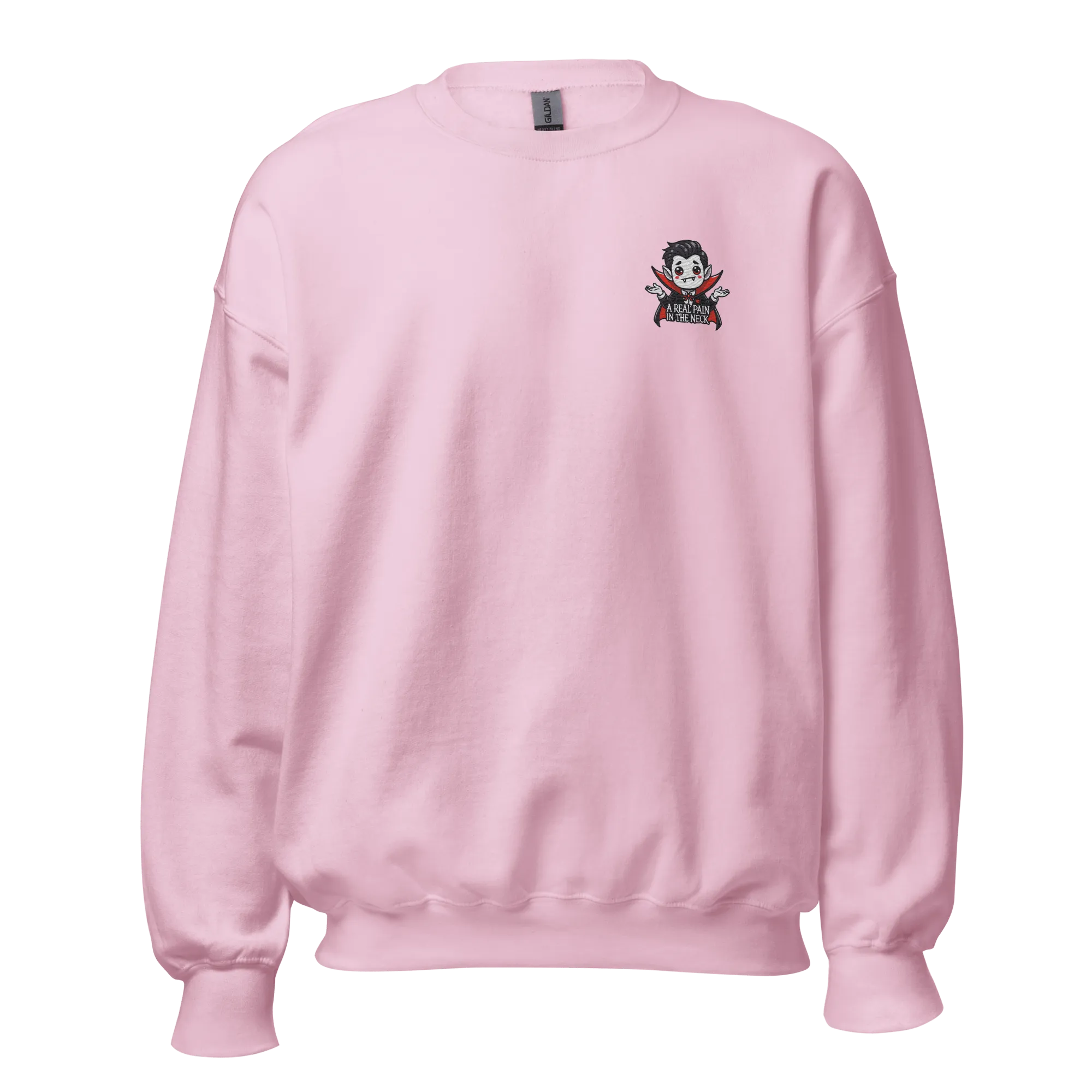 A Real Pain In The Neck - Halloween Sweatshirt - Vampire Halloween Sweatshirt