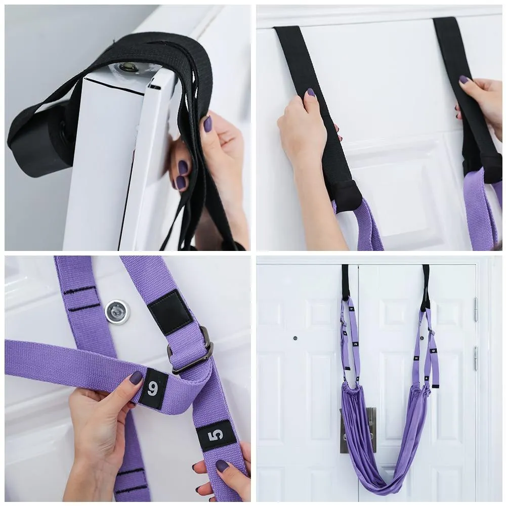 Adjustable Flexibility Stretching Leg Yoga Stretch Belt Hammock Swing