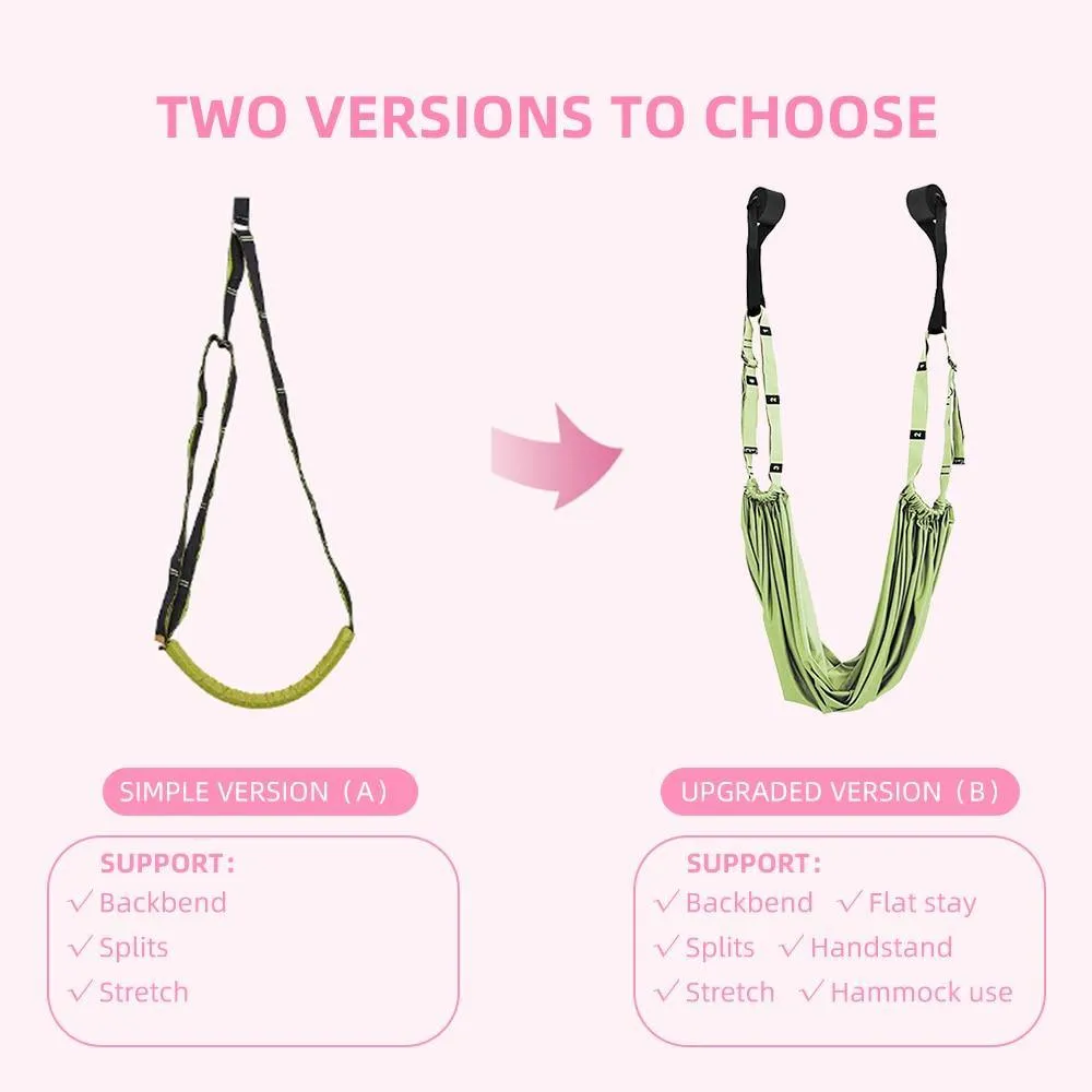 Adjustable Flexibility Stretching Leg Yoga Stretch Belt Hammock Swing