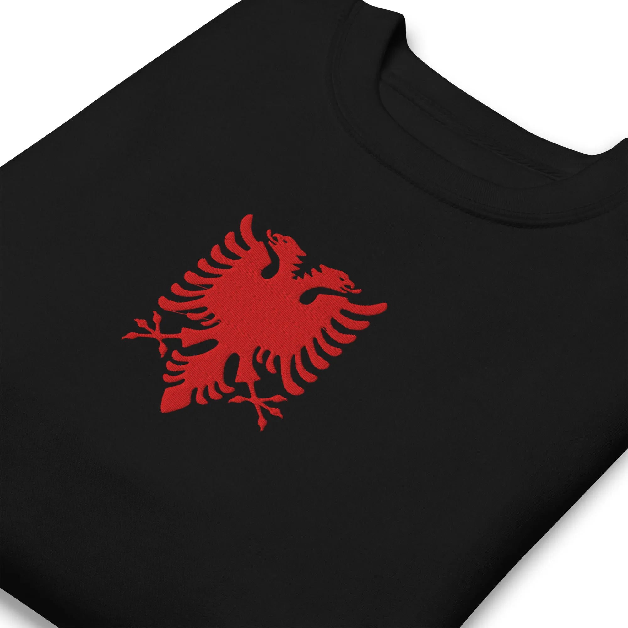 Albanian Eagle Embroidered Sweatshirt