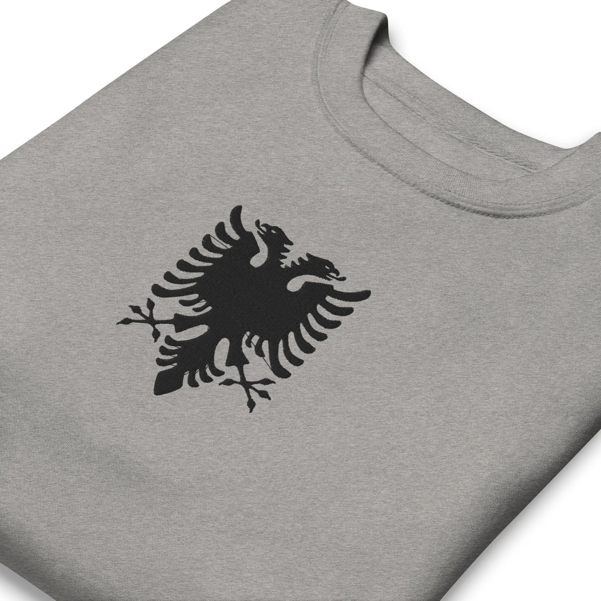 Albanian Eagle Embroidered Sweatshirt