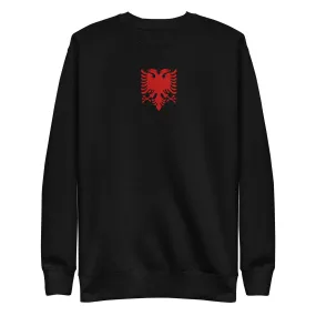 Albanian Eagle Embroidered Sweatshirt