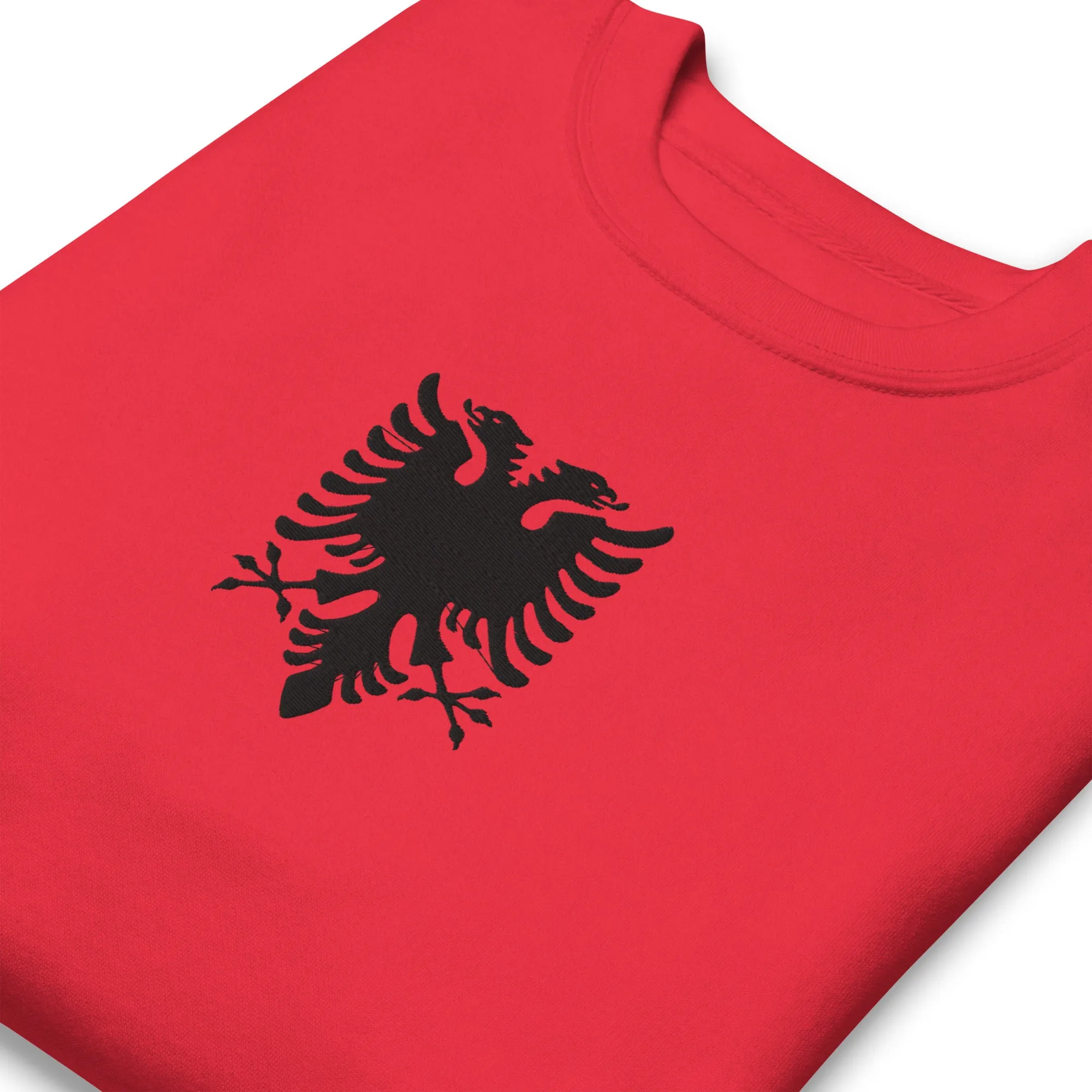 Albanian Eagle Embroidered Sweatshirt
