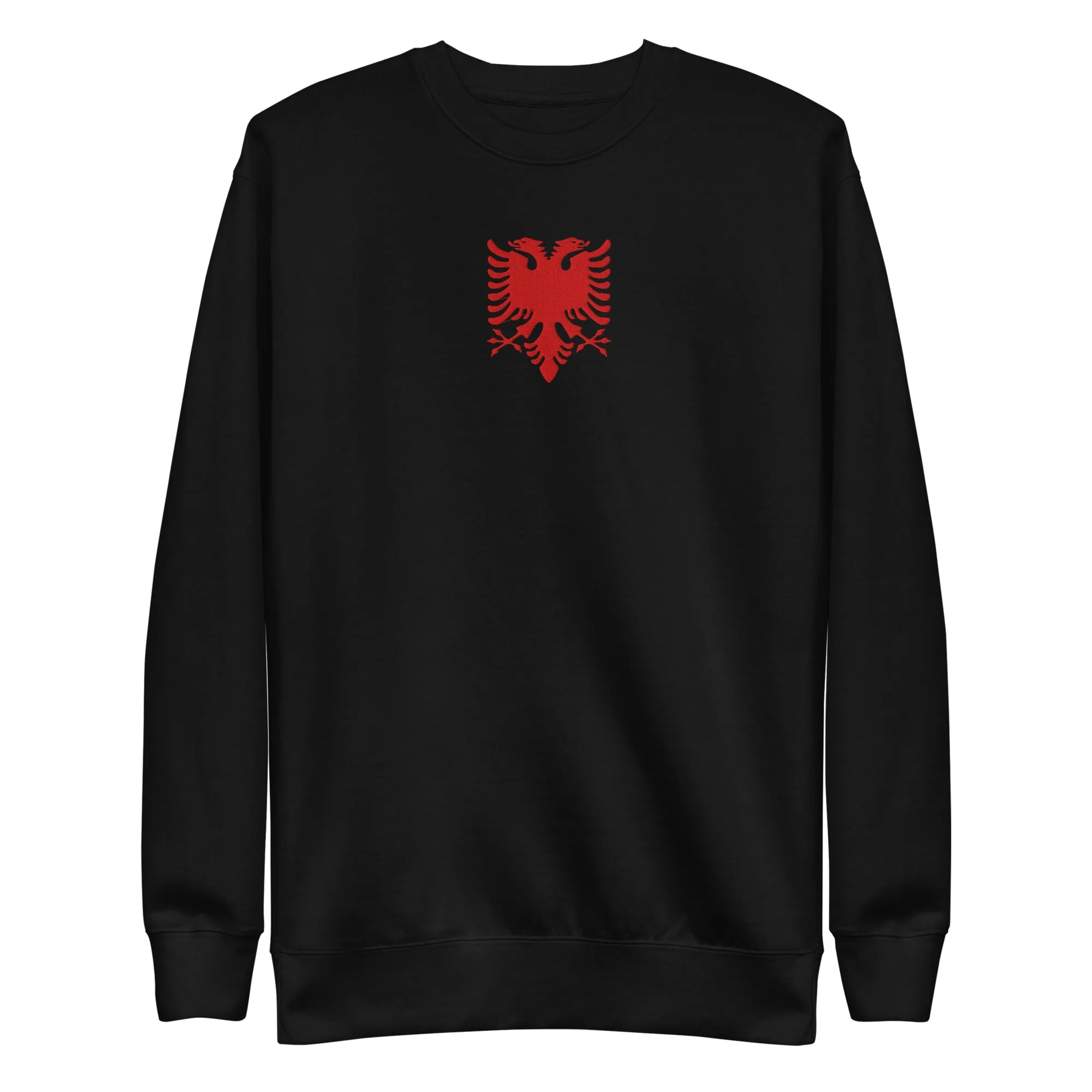 Albanian Eagle Embroidered Sweatshirt