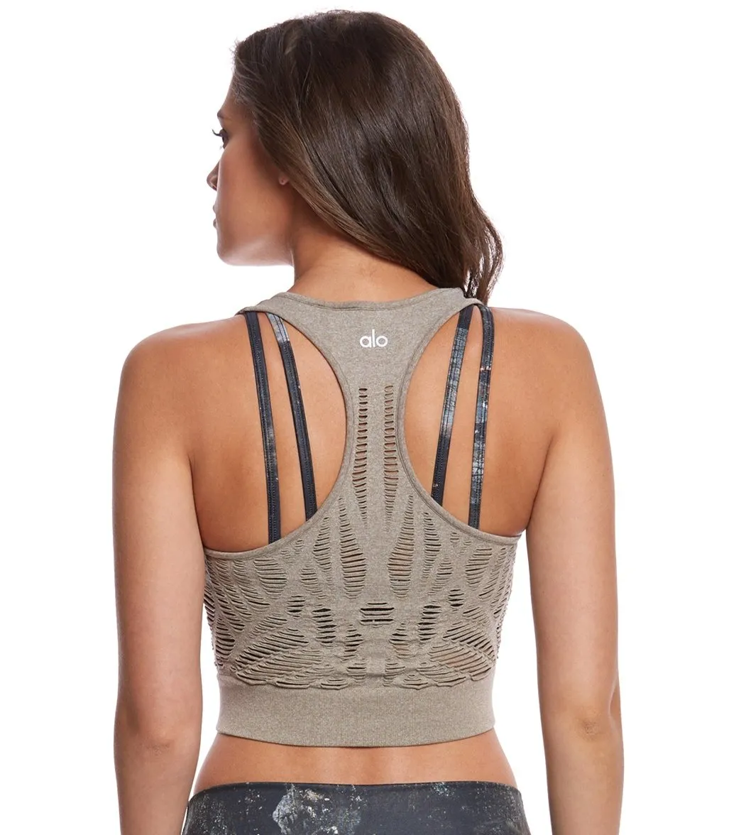 Alo Yoga Vixen Fitted Yoga Crop Top