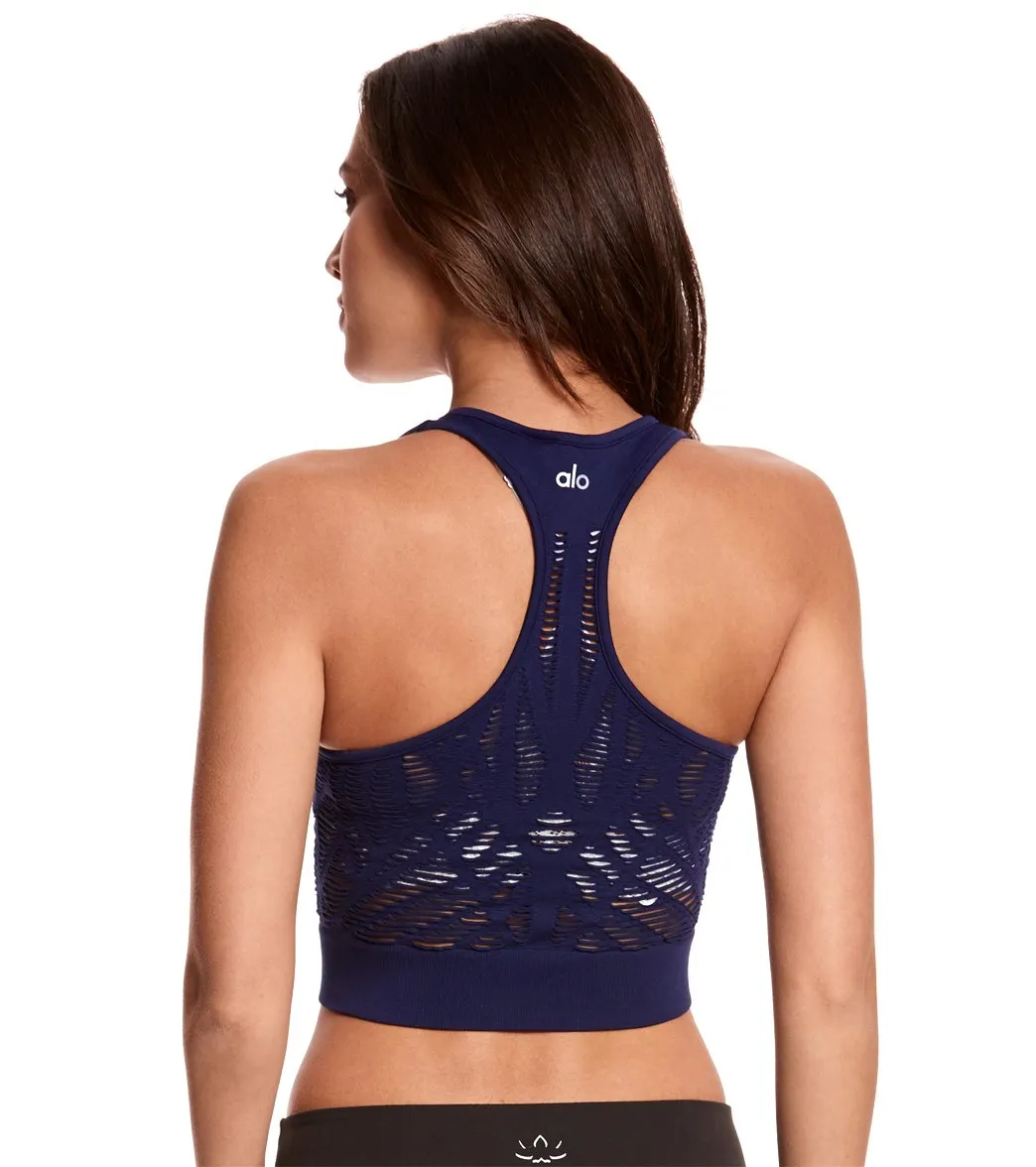 Alo Yoga Vixen Fitted Yoga Crop Top