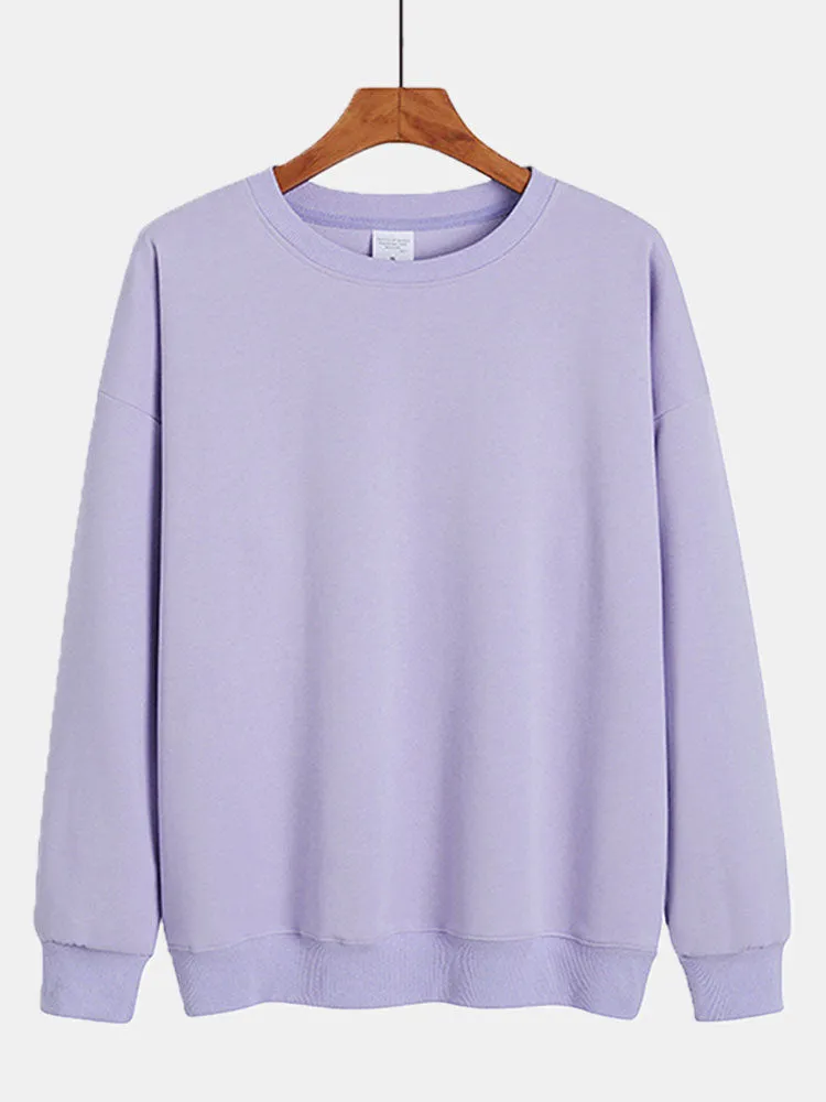 Basic multicolor cotton sweatshirts