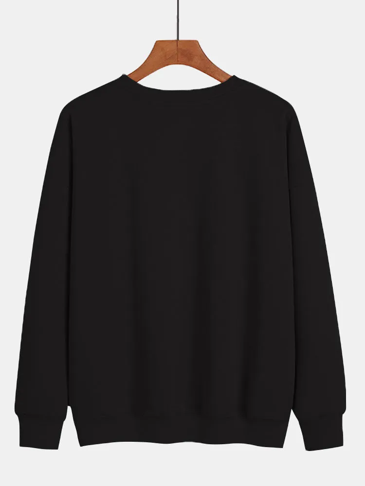 Basic multicolor cotton sweatshirts