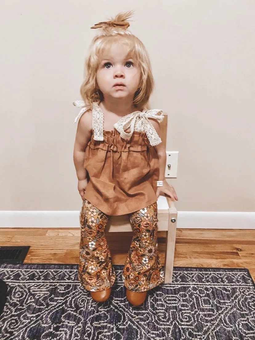 Bell Bottoms: Good Vibes Floral