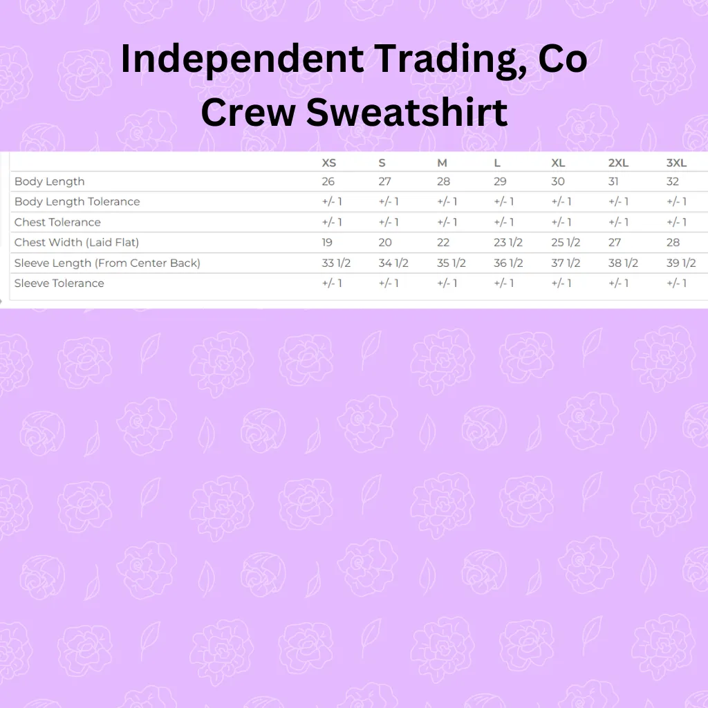 Birth Flower Crewneck Sweatshirt
