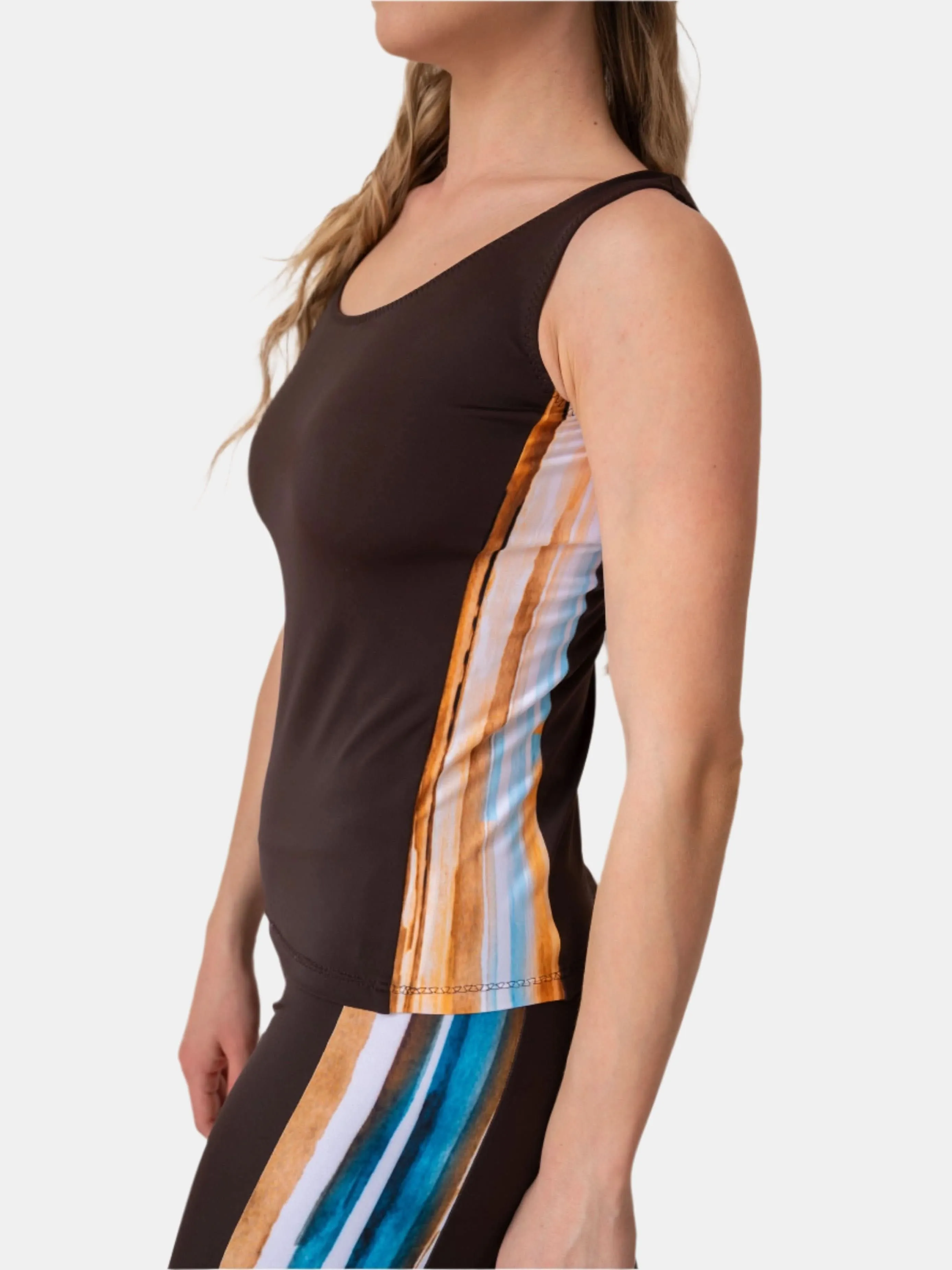 Brown Tank Top Leo