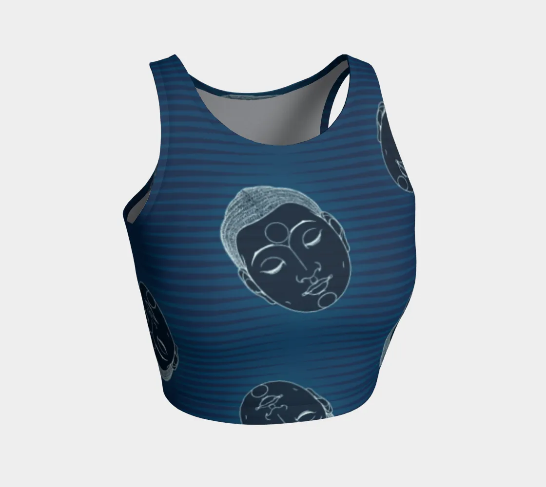 Buddha Head Athletic Crop Top