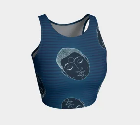 Buddha Head Athletic Crop Top