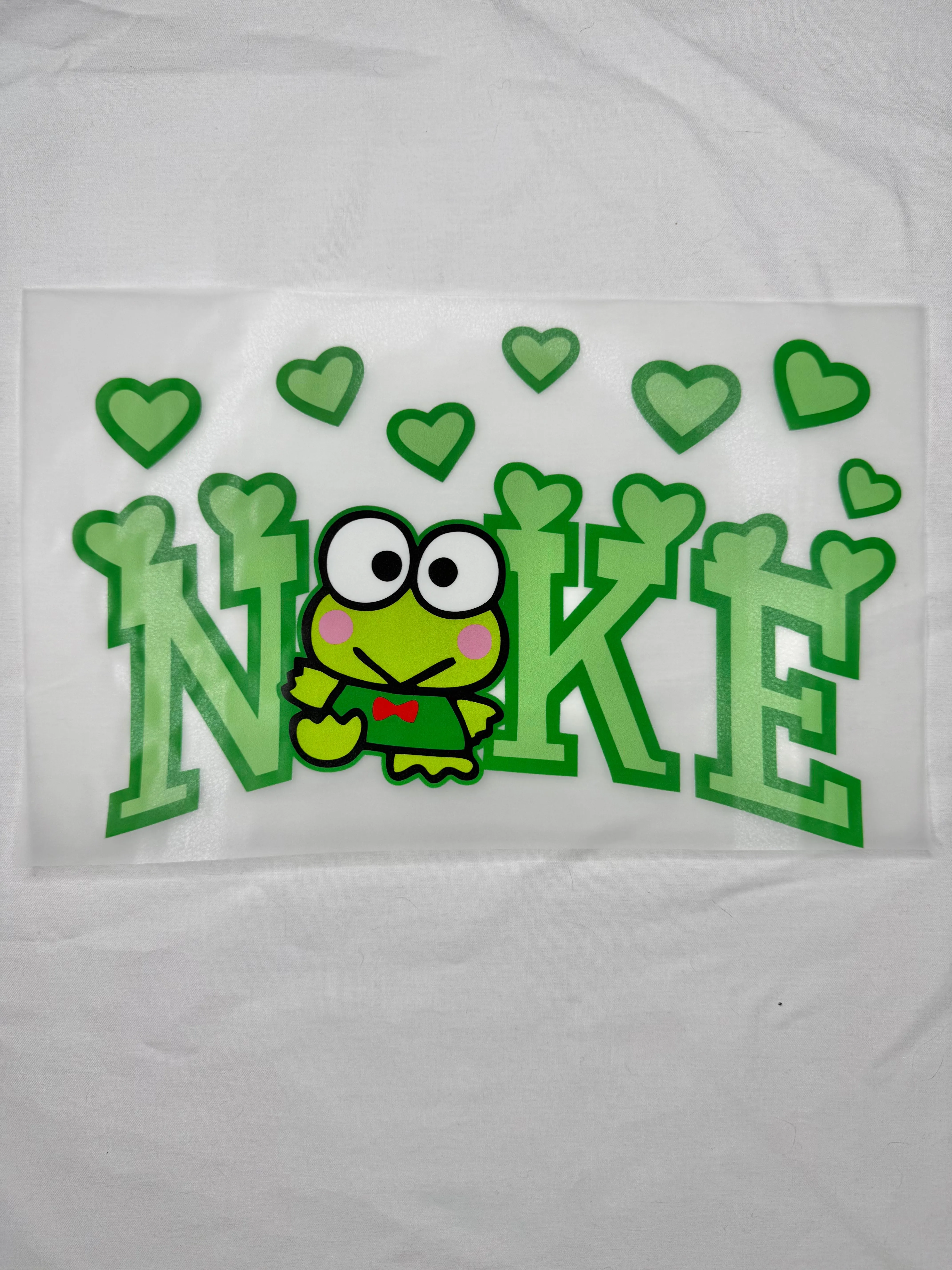 Character N!KE Direct To Film (DTF) Transfers for T-Shirts or Sweatshirts