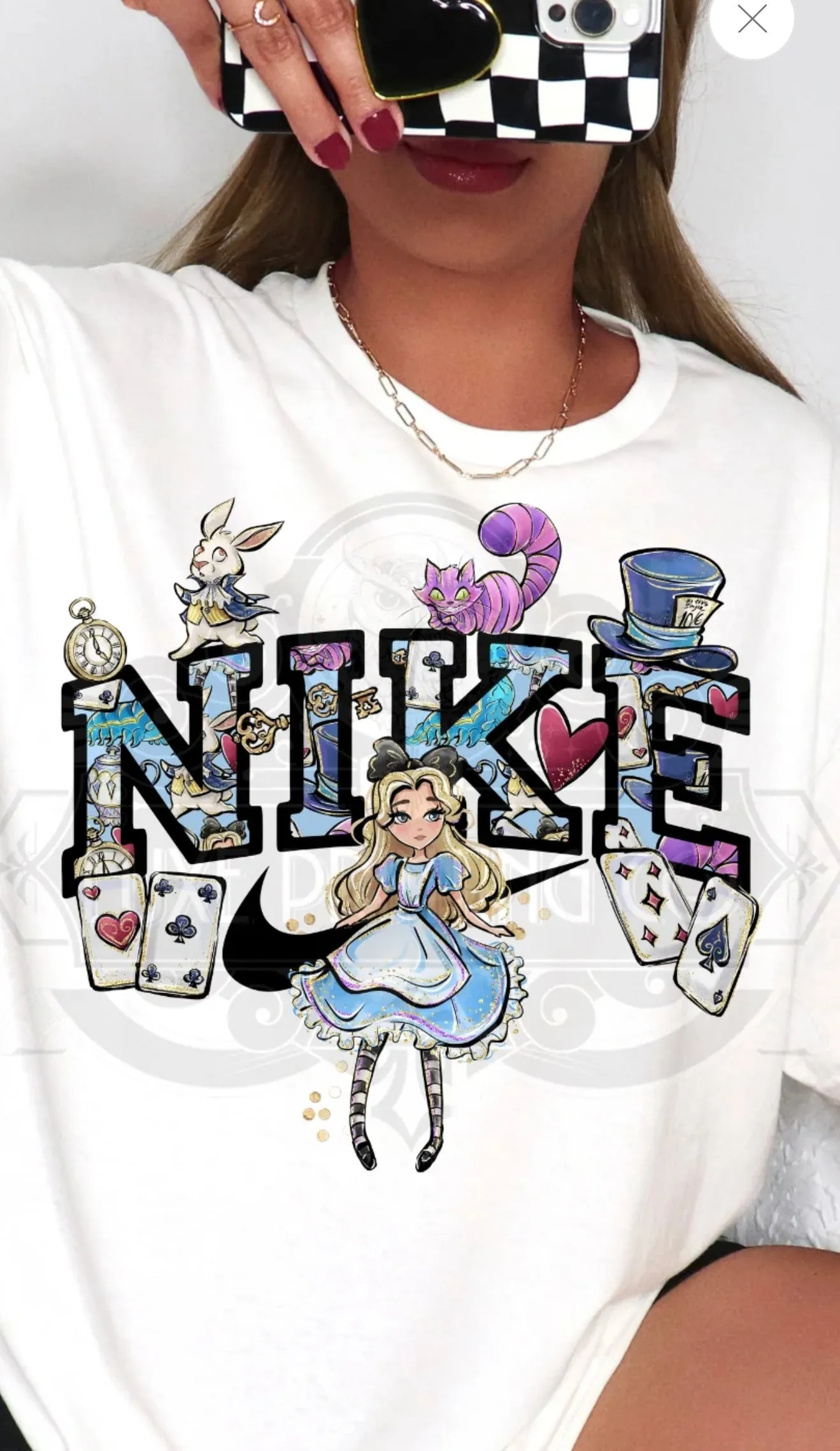 Character N!KE Direct To Film (DTF) Transfers for T-Shirts or Sweatshirts