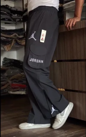 Charcoal Jordan Convertible Bootcut Track Pant | Summer essential