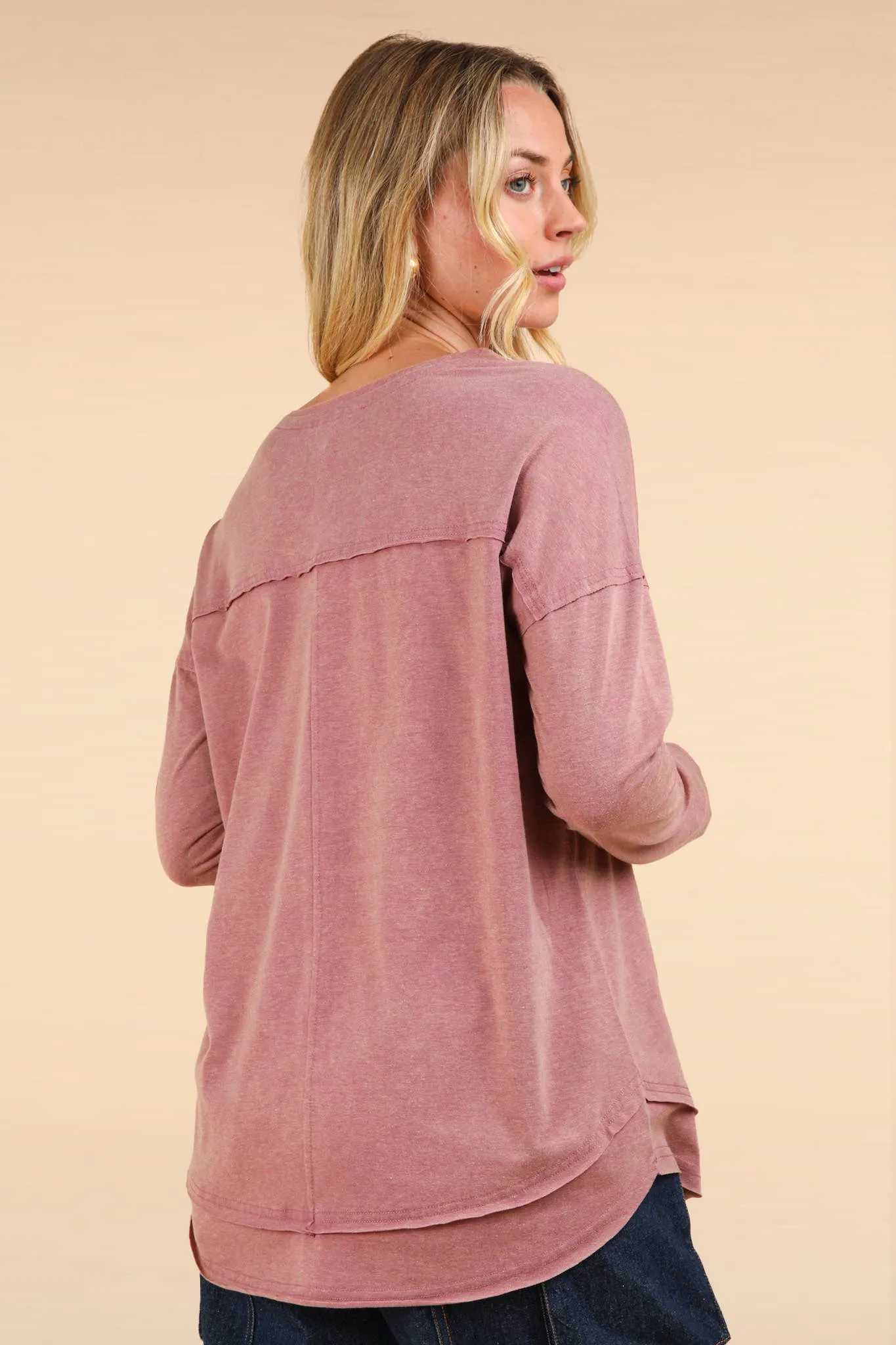 Cindy Marie Mineral Washed Top - Very J