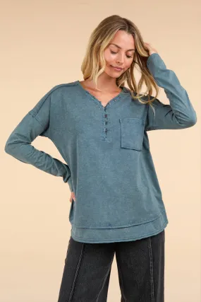 Cindy Marie Mineral Washed Top - Very J