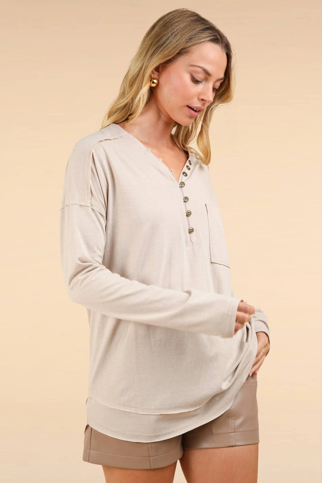 Cindy Marie Mineral Washed Top - Very J