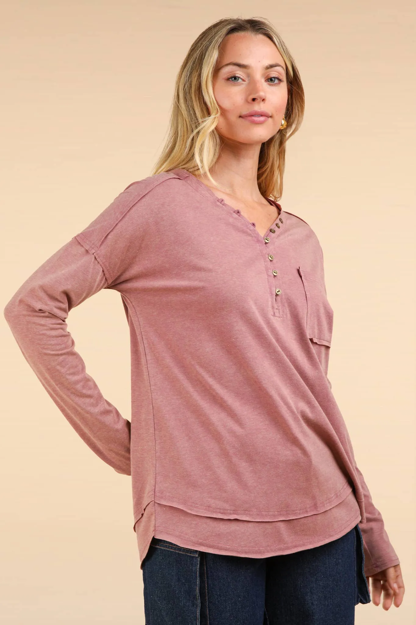Cindy Marie Mineral Washed Top - Very J