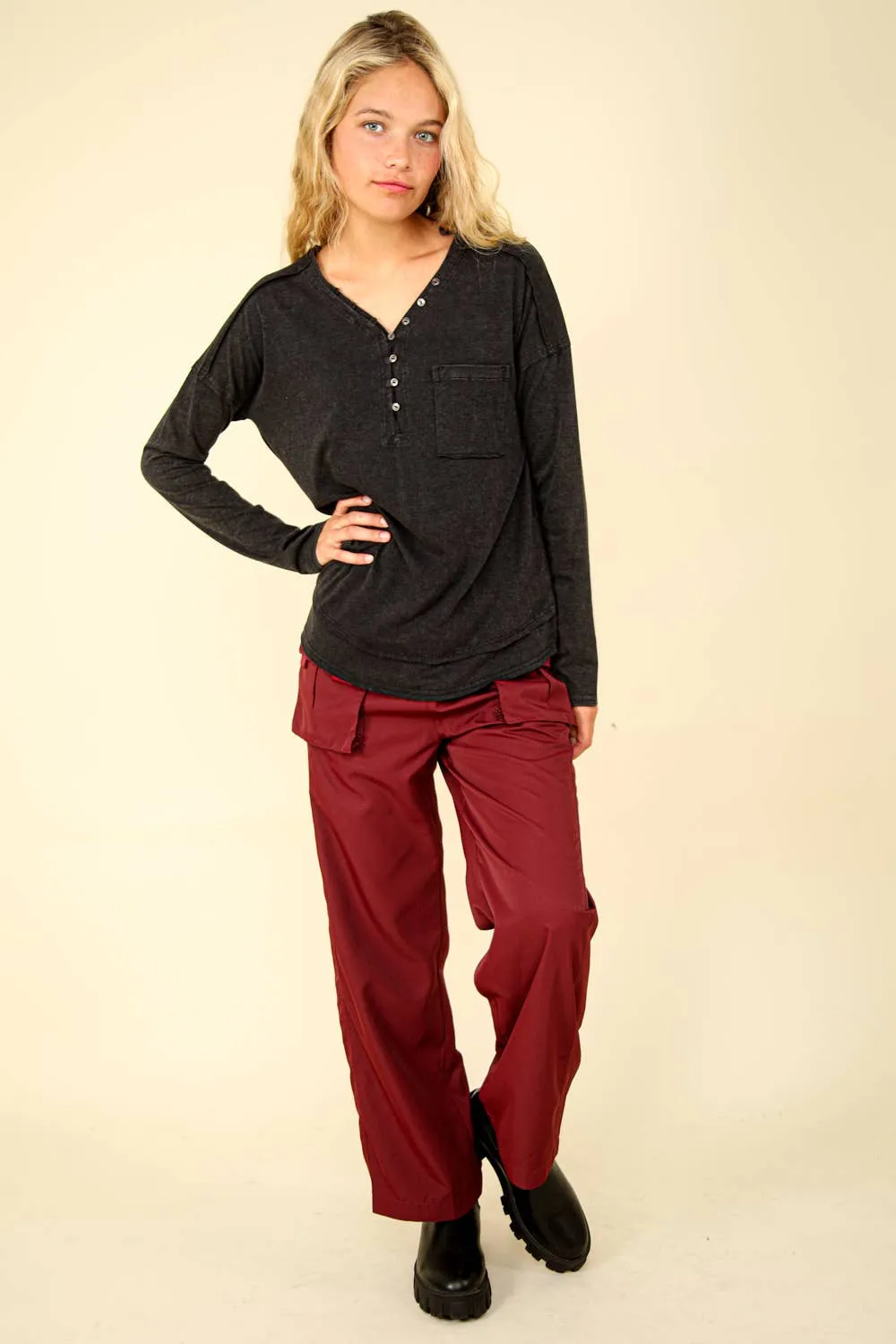 Cindy Marie Mineral Washed Top - Very J
