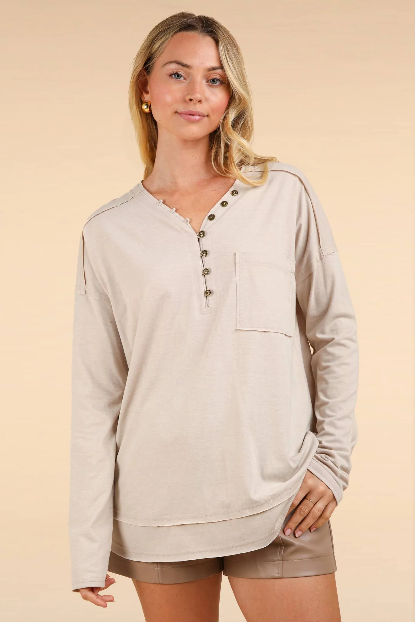 Cindy Marie Mineral Washed Top - Very J