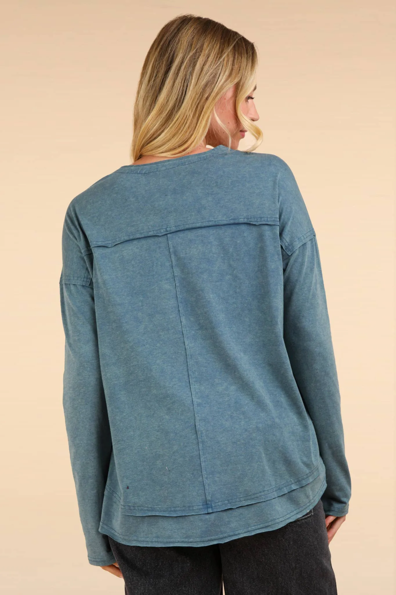 Cindy Marie Mineral Washed Top - Very J