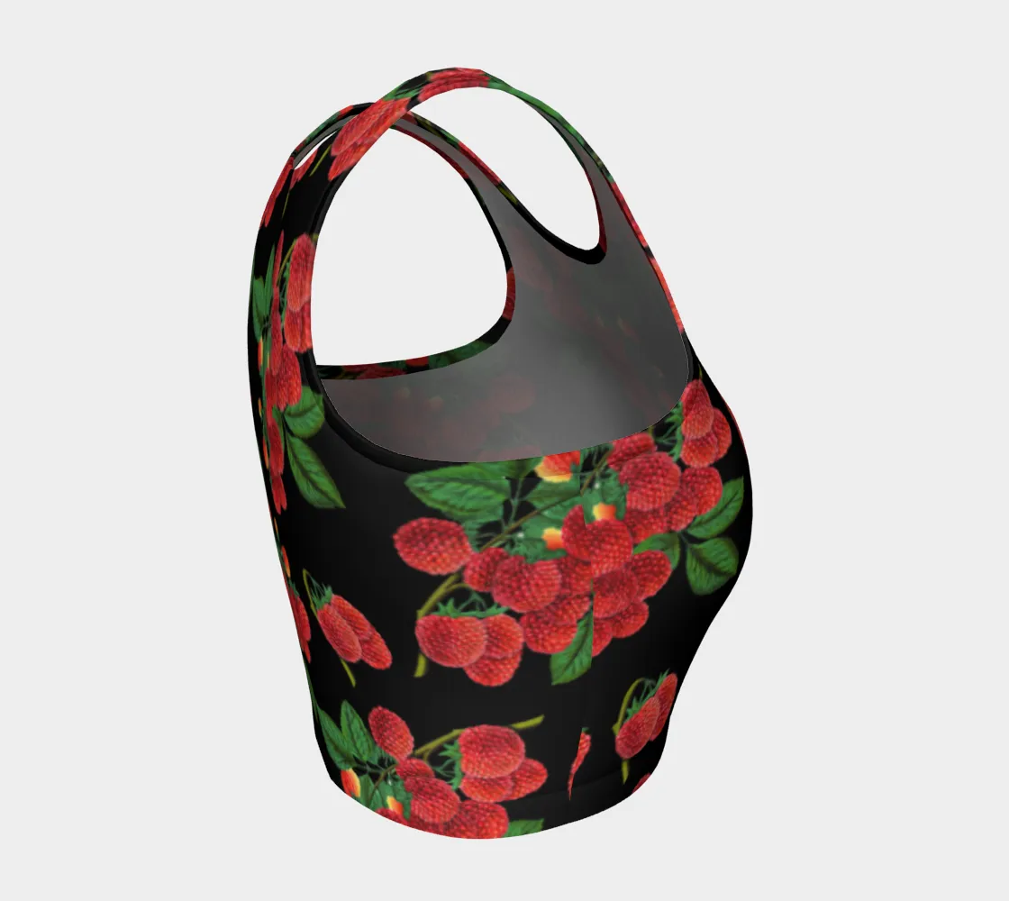 Colossal Raspberry Athletic Crop Top
