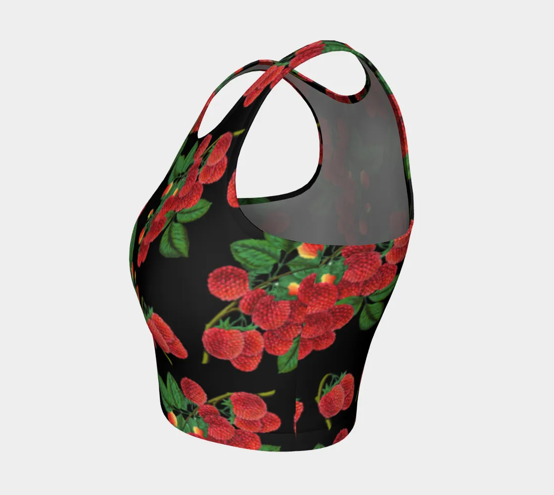 Colossal Raspberry Athletic Crop Top
