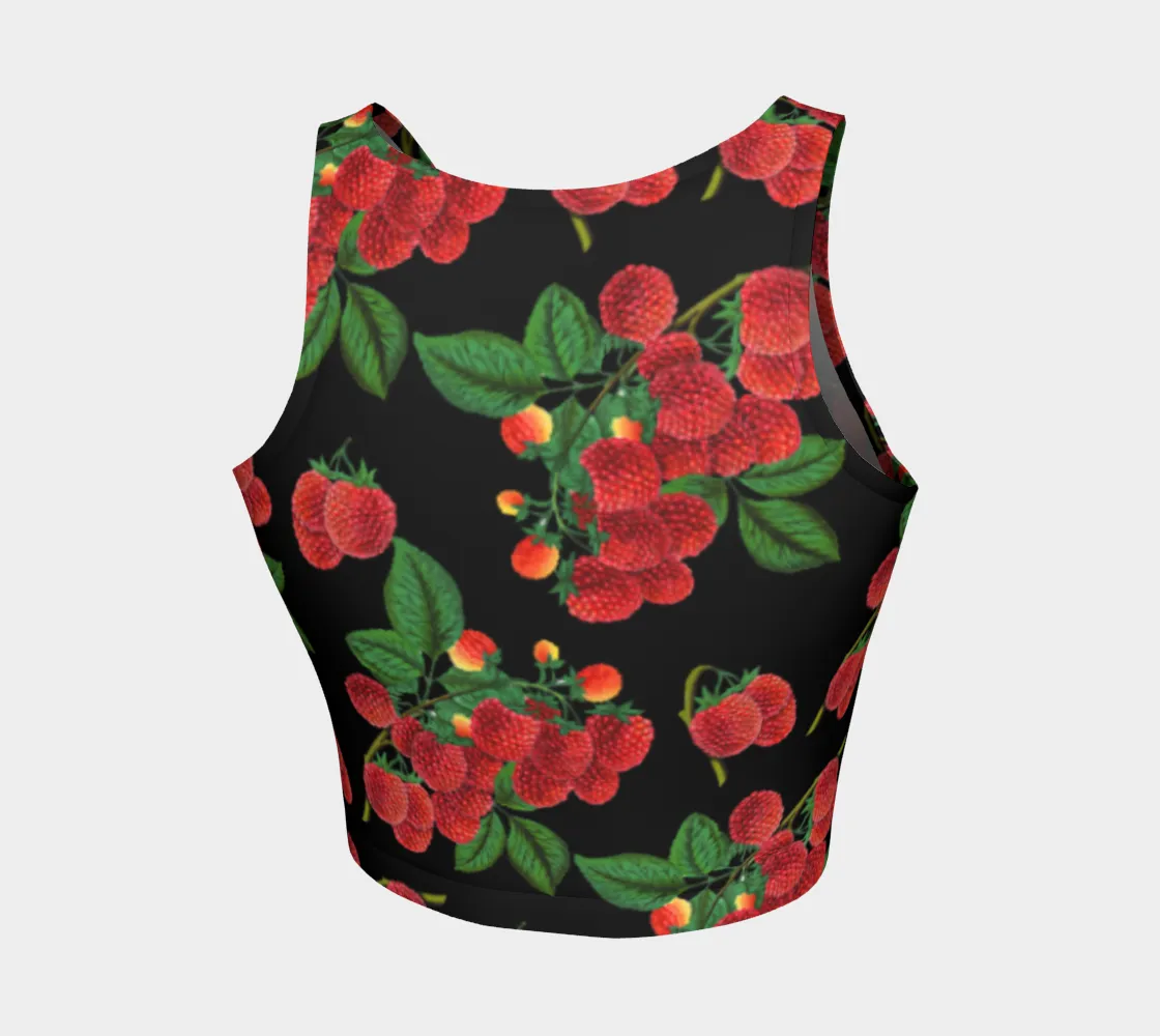Colossal Raspberry Athletic Crop Top