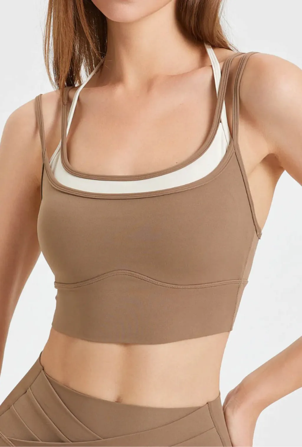 Contrast Color One-Piece Bra