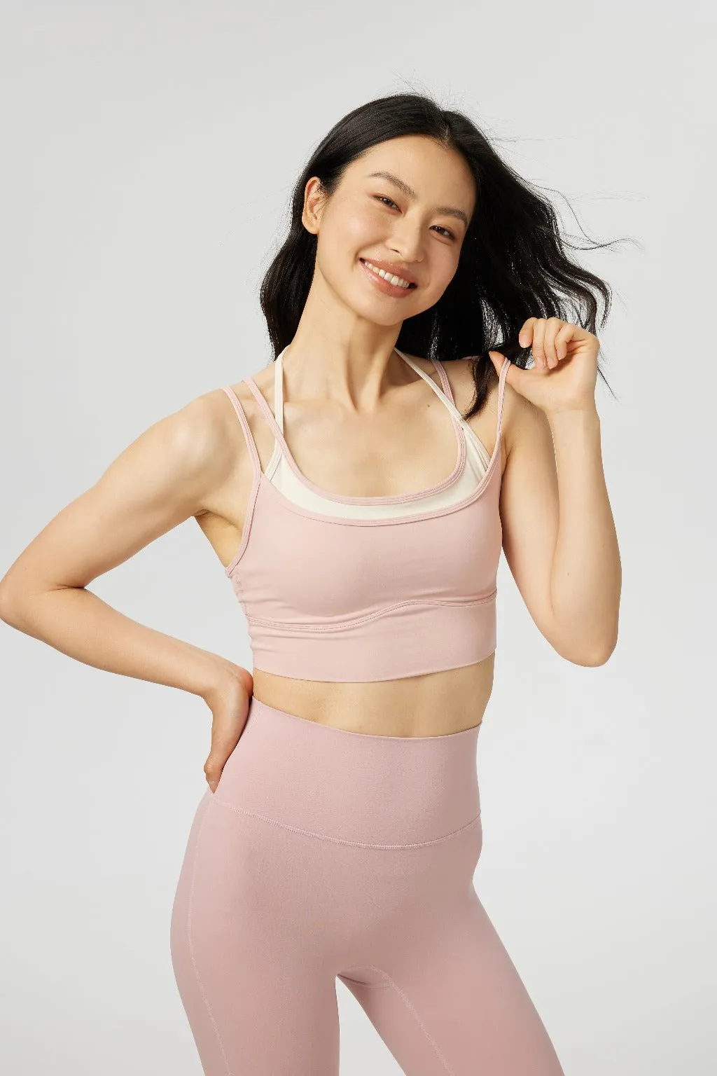 Contrast Color One-Piece Bra