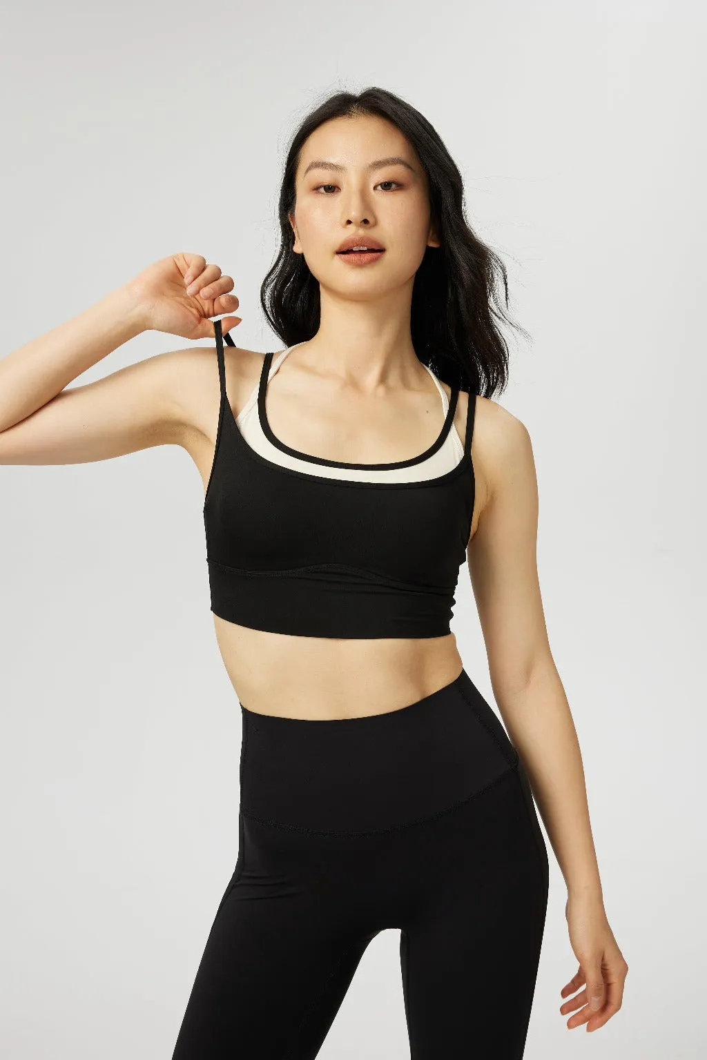 Contrast Color One-Piece Bra