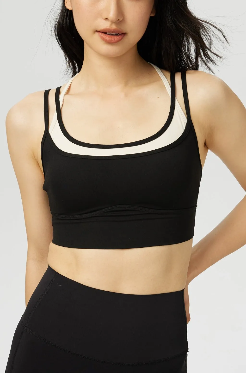 Contrast Color One-Piece Bra