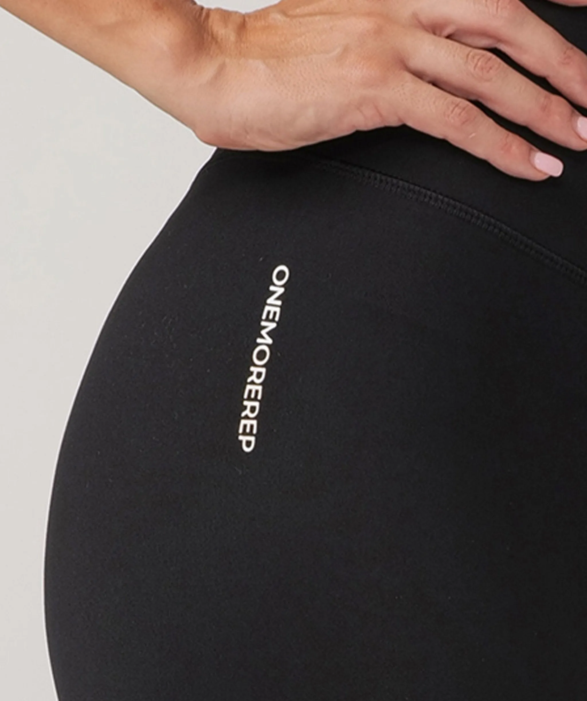Core Leggings - Full Length (Black) by OneMoreRep