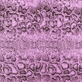 Cosmic Pink-Black Famous Maker Stretch Reptile Jacquard Yoga Knit Fabric
