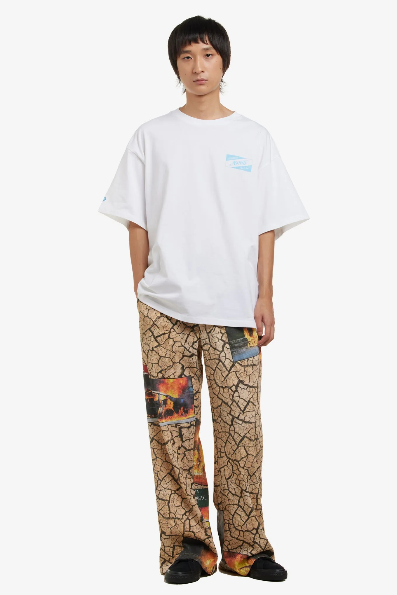 CRACKED EARTH RELAX FIT PANT