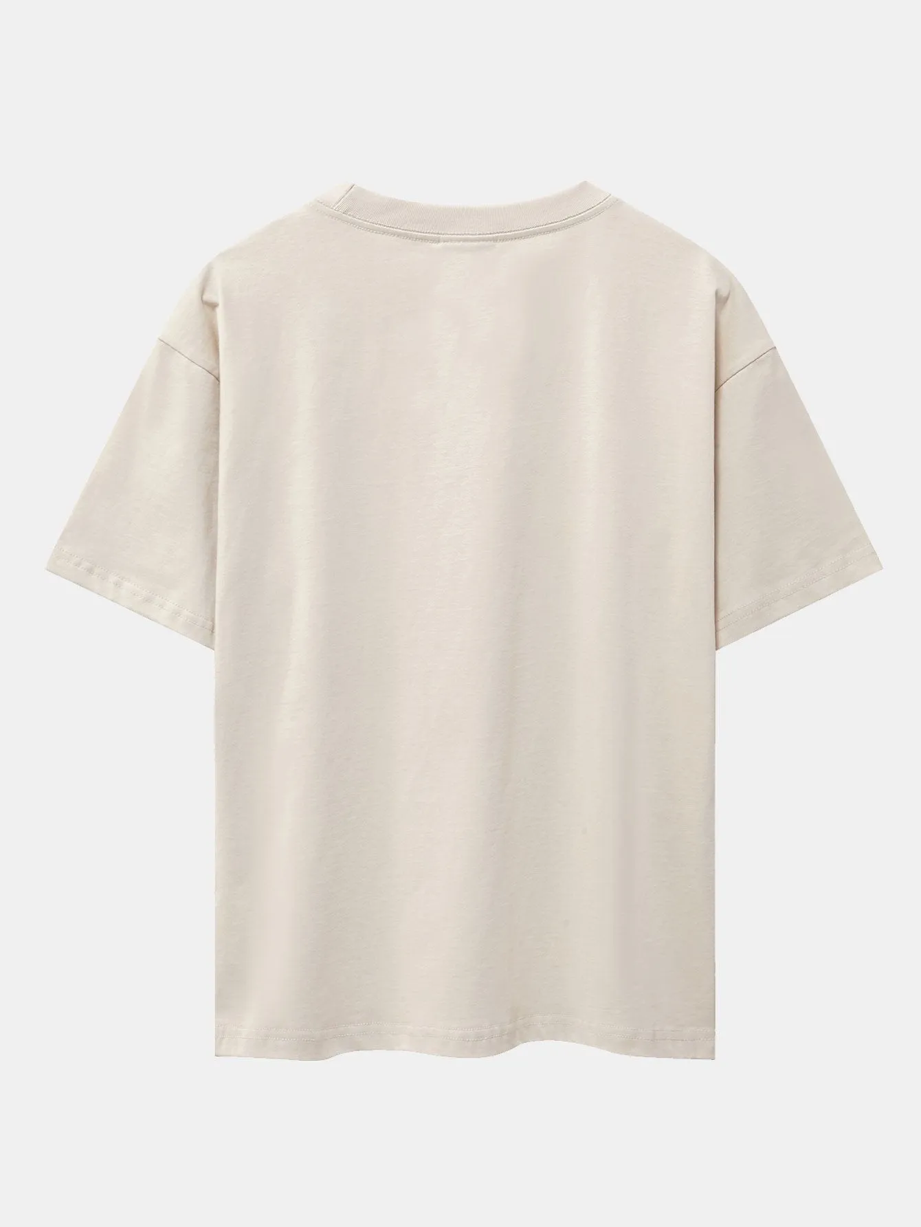 Create Adam Print Heavy Weight Oversize T-Shirt & Corduroy Shorts
