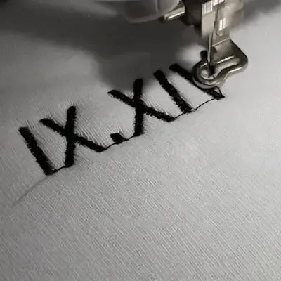 Custom Embroidered Roman Numeral Date Couple‘s’ Hoodie