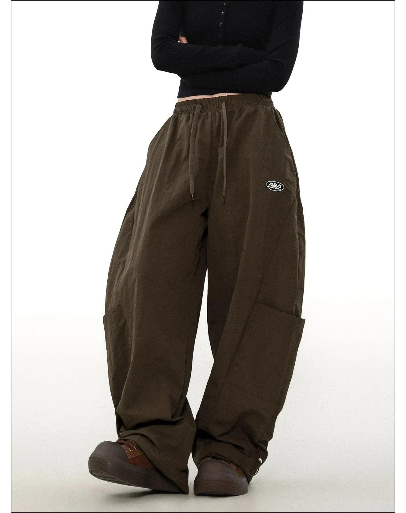 Drawstring Big Pocket Track Pants