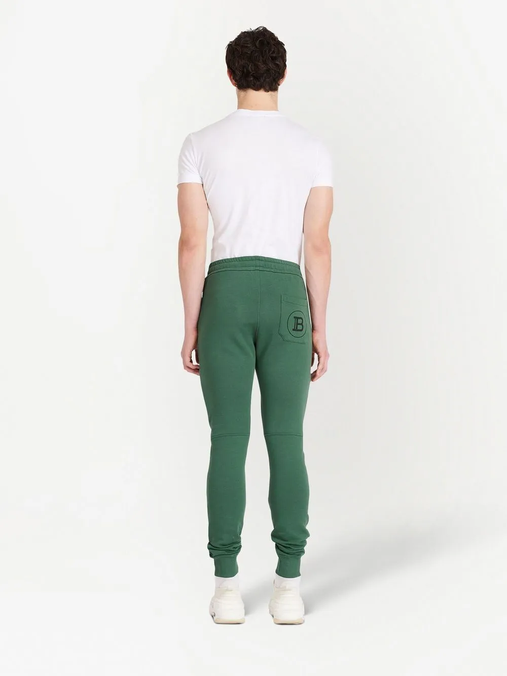 Drawstring Cotton Track Pants