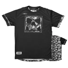 DryFit Tech T-Shirt - Tropical Skull (Grey)