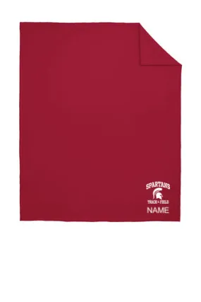 East Longmeadow Winter Track & Field 2024 - Sweatshirt Blanket (BP78)