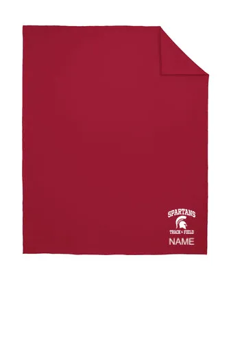 East Longmeadow Winter Track & Field 2024 - Sweatshirt Blanket (BP78)